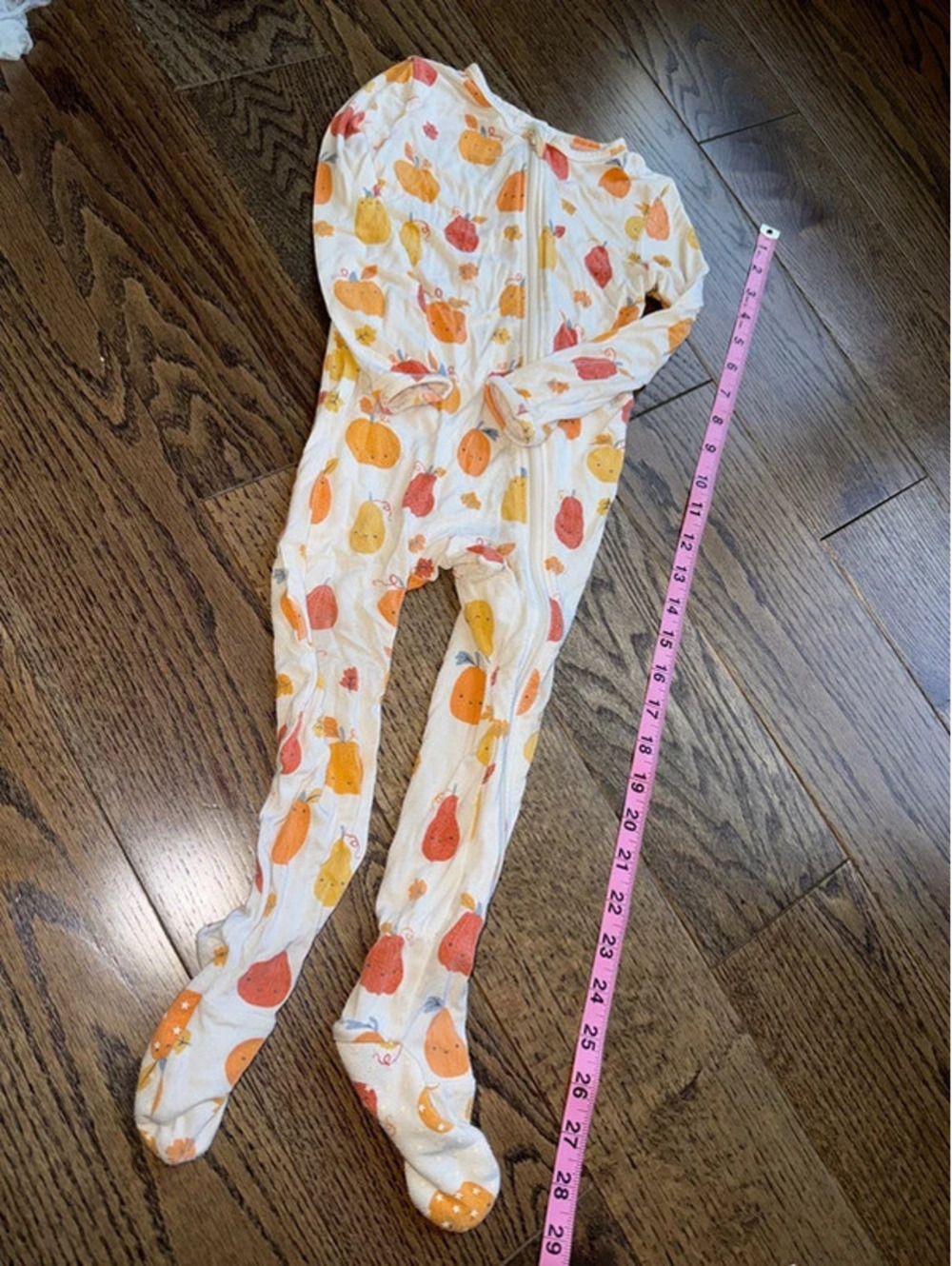 Angel Dear 18 to 24 month baby pj footie orange